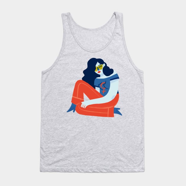 Funky Feminist Tank Top by Maia Fadd